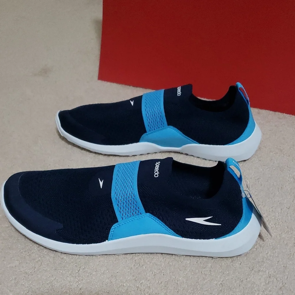 Speedo Adult Men's Pull on Water Shoes - Navy Size: Large